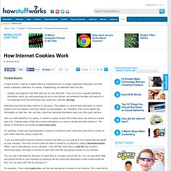 How Internet Cookies Work"