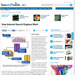How Internet Search Engines Work"