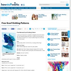 Free Scarf Knitting Patterns"