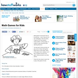 Math Games for Kids"