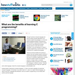 What are the benefits of learning C programming?"