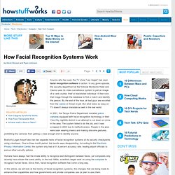 How Facial Recognition Systems Work"