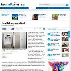 How Refrigerators Work"