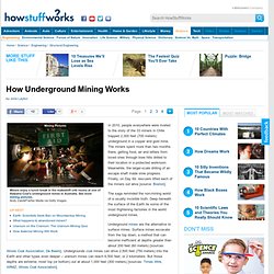How Underground Mining Works"