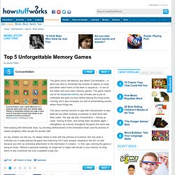 Top 5 Unforgettable Memory Games"