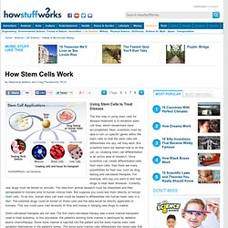 Using Stem Cells to Treat Disease"