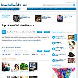 Top 10 Most Valuable Records"