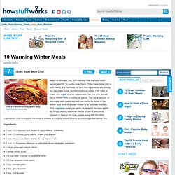 10 Warming Winter Meals"