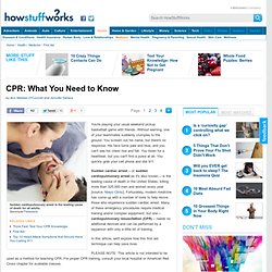 CPR: What You Need to Know"