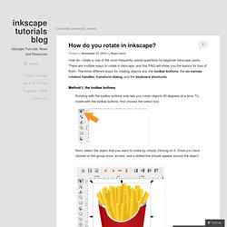 the inkscape tutorials weblog