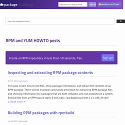 RPM and YUM HOWTO posts - Packagecloud Blog