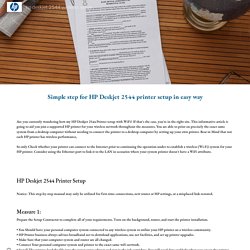 How To Setup & Install HP Deskjet 2544
