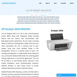 HP Deskjet 4530 Setup & Install