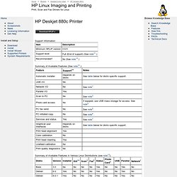 HP Linux Imaging and Printing