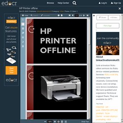 HP Printer offline