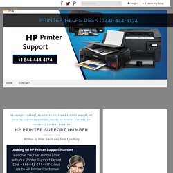 HP Printer Support Number