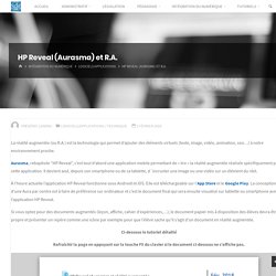 HP Reveal (Aurasma) et R.A. – NUM 68