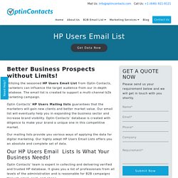 HP Users Mailing List
