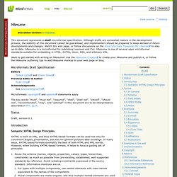 jobs - hResume · Microformats Wiki - Pentadactyl
