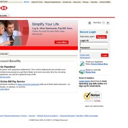 HSBC Credit Card - Log in for Account Services