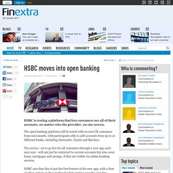 HSBC Moves into Open Banking
