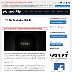 HTC: Die Geschichte (Teil 1)
