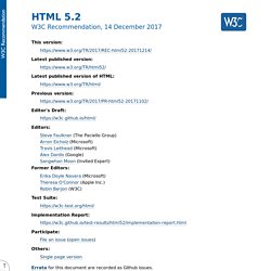 HTML 5.2