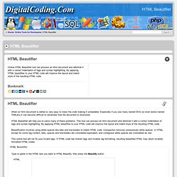 HTML Beautifier