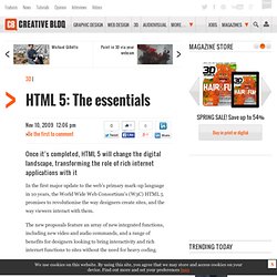 HTML 5: The essentials