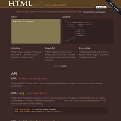 HTML(.js) - Befriend the DOM!