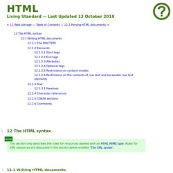 HTML Standard