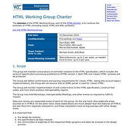 HTML Working Group