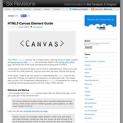 HTML5 Canvas Element Guide