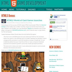 HTML5 Demos