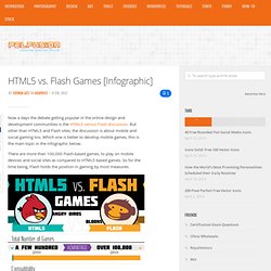 HTML5 vs. Flash Games [Infographic]