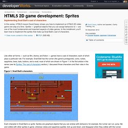 HTML5 2D game development: Sprites