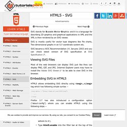 HTML5 SVG