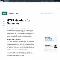 HTTP Headers for Dummies