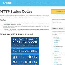HTTP Status Codes SEO Best Practices