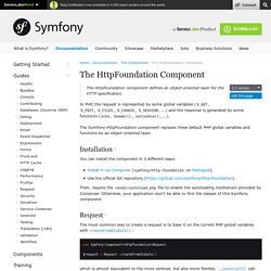 The HttpFoundation Component (The Symfony Components)