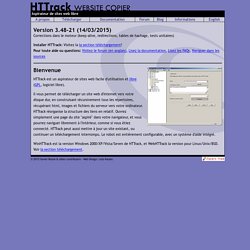 Website Copier - Aspirateur de sites web libre (GNU GPL)