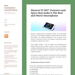 New Smartphones and Cell Phones