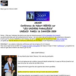 Hubert Reeves Multivers Unesco ama09 16 janv 2009