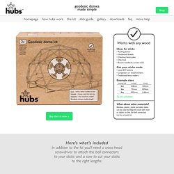 hubs = geodesic domes made simple : the kit