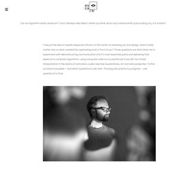 About me – Patrik Huebner – Generative Design and Creative Coding