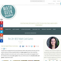 HUGE Collection of the BEST Math Card Games
