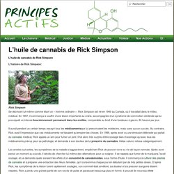 L’huile de cannabis de Rick Simpson
