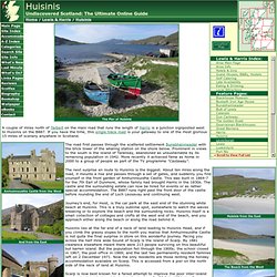 Huisinis Feature Page on Undiscovered Scotland