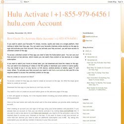 Hulu Activate