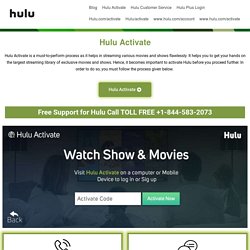 Enter Hulu Activation Code